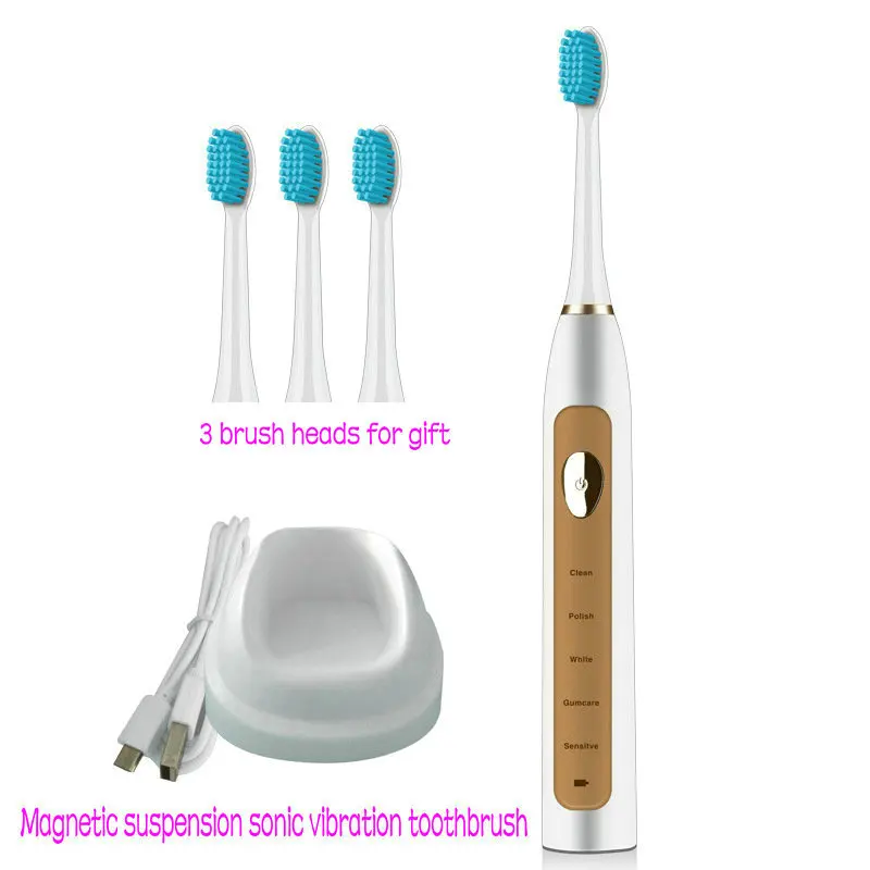 Электрическая зубная щетка для ежедневной чистки полости рта водостойкая