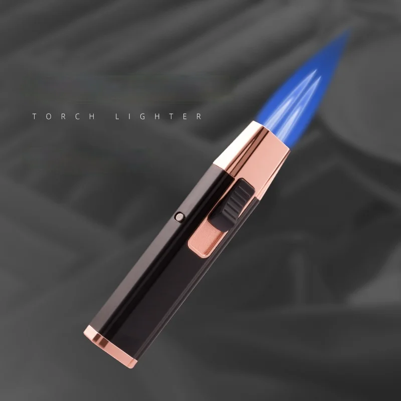 

Knife Handle Appearance Spray Gun Metal Straight Into The Lighter Moxibustion Cigar Charcoal Barbecue Inflatable Welding Torch