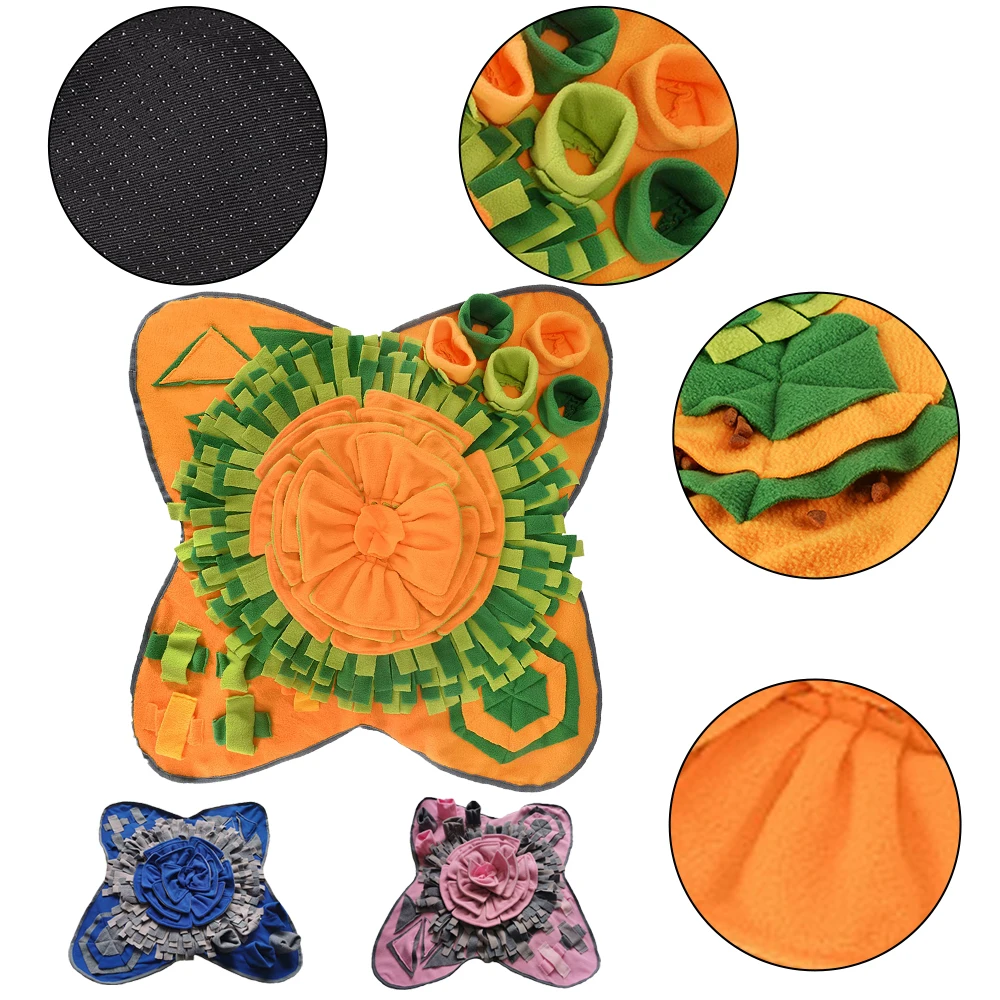 

Dog Sniff Training Mat Smell Pad Food Slow Feeding Release Stress Pet Blanket Relieve Stress Nosework Interactive Toys Pet Toys