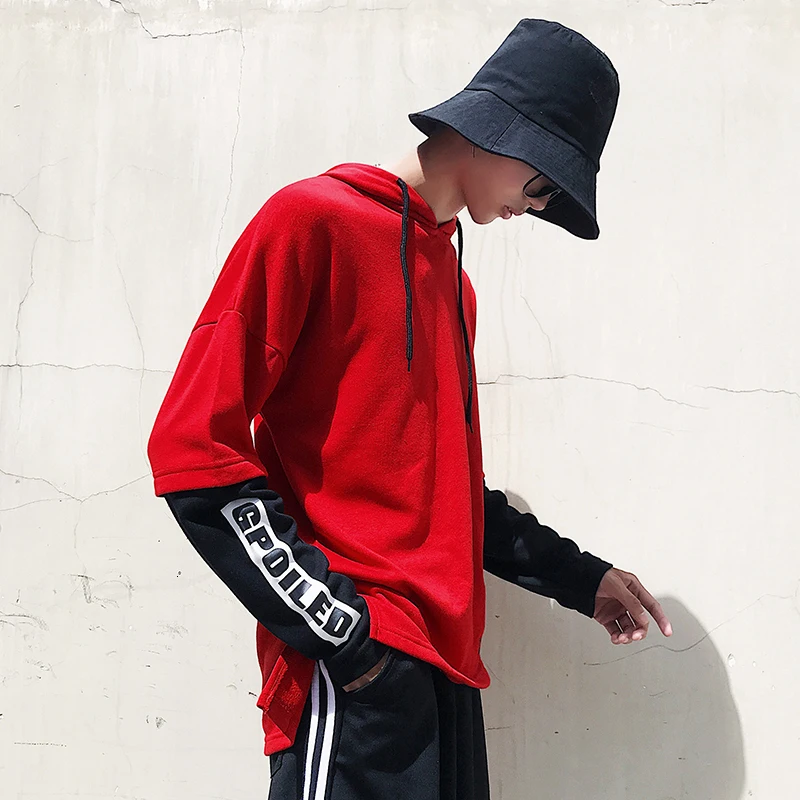 Коллекция 2019 года. Мужские толстовки с капюшоном. Свободные мужские для отдыха.