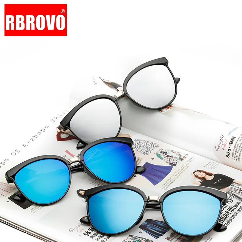 RBROVO 2020 кошачий глаз солнцезащитные очки женские брендовые дизайнерские