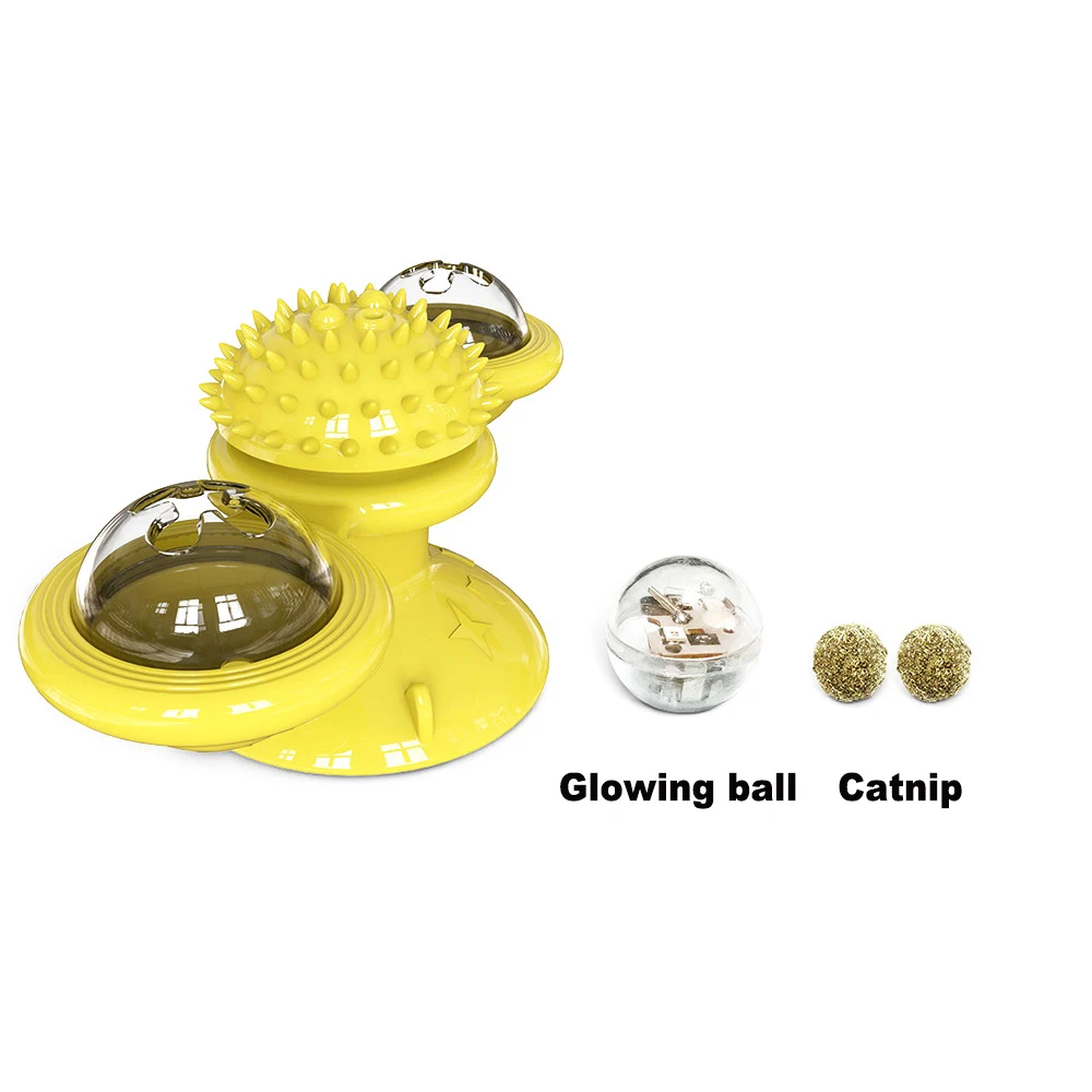 Интерактивная ветряная мельница игрушка для кошек интерактивный Электрический