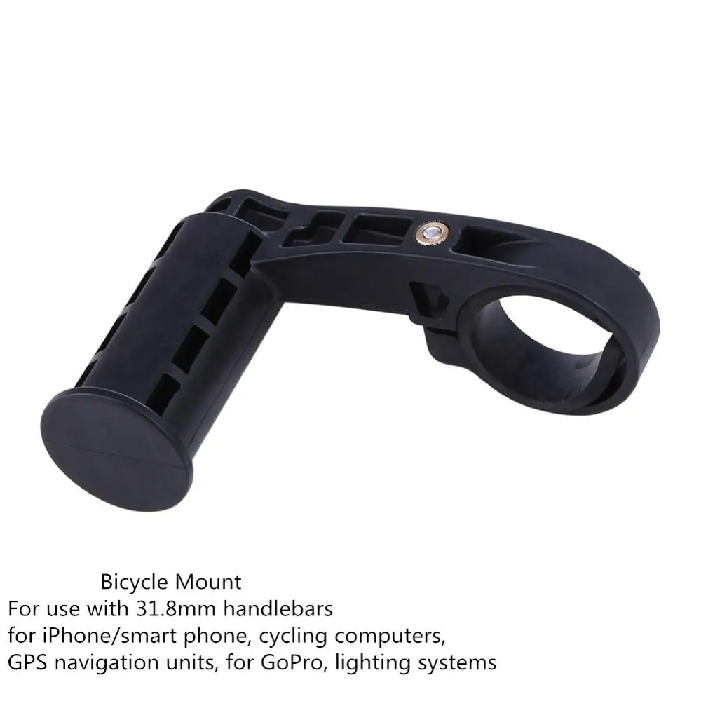 Bicycle Mount Расширенный кронштейн для велосипедного руля, крепление для велосипедной фары, держатель для компьютера, подставка для лампы фонаря 100 мм - Цвет: Bicycle Mount