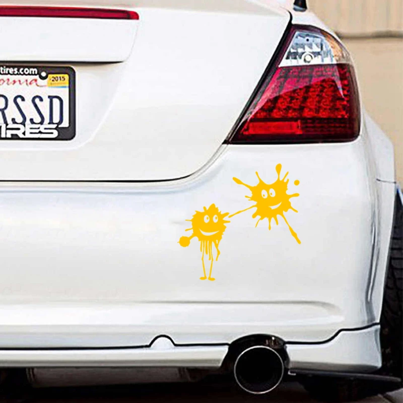 CS 899#15*14 3см наклейки на авто Веселые кляксы водонепроницаемые машину наклейка для