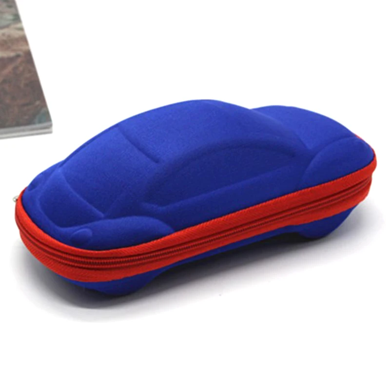 Детский Чехол для очков в форме автомобиля милый Футляр футляр шнурков детский