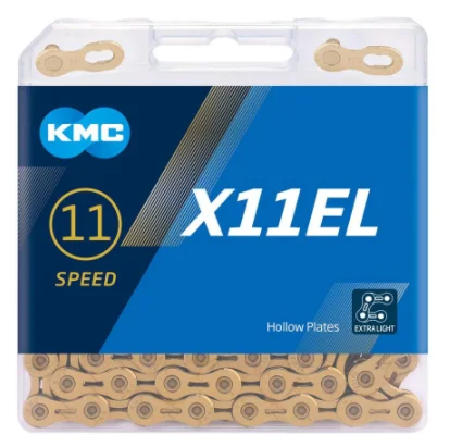 Велосипедная цепь KMC X11 X11EL X11SL 118L 11 для скоростного велосипеда с оригинальной