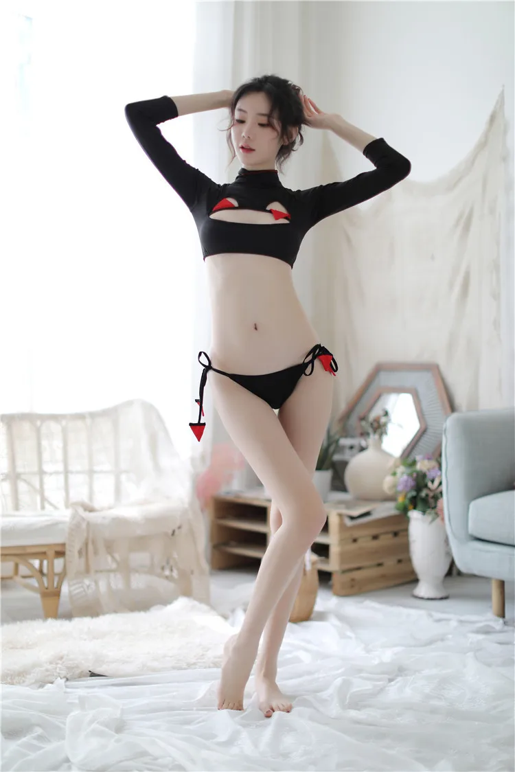 NEW Arrived 2019 Women Sexy Cosplay Lingerie Cat Uniform Set Ladies Play Erotic Temptation | Тематическая одежда и