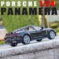 diecast 124 alloy model car porsche panamera miniature metal sportcar luxury vehicle collected gift for children christmas toys