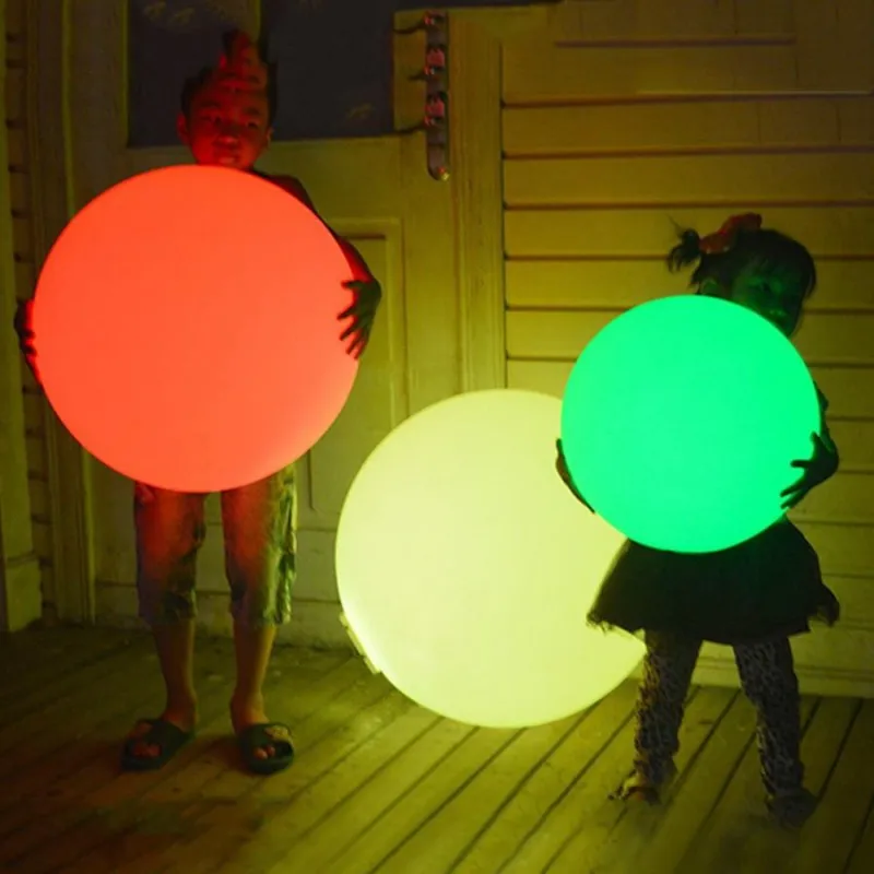 Цветной RGB светодиодный плавающий волшебный шар светильник для бассейна шарики