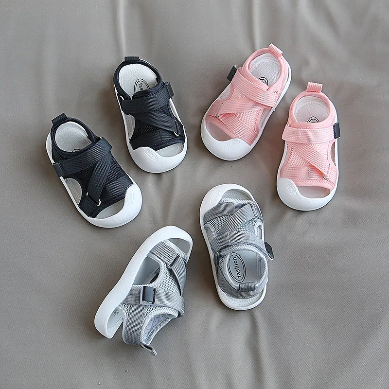 Сандалии для маленьких девочек и мальчиков Повседневная пляжная обувь хит