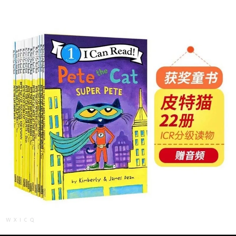 

22 книги/набор, детские книжки с надписью «Pete The Cat»