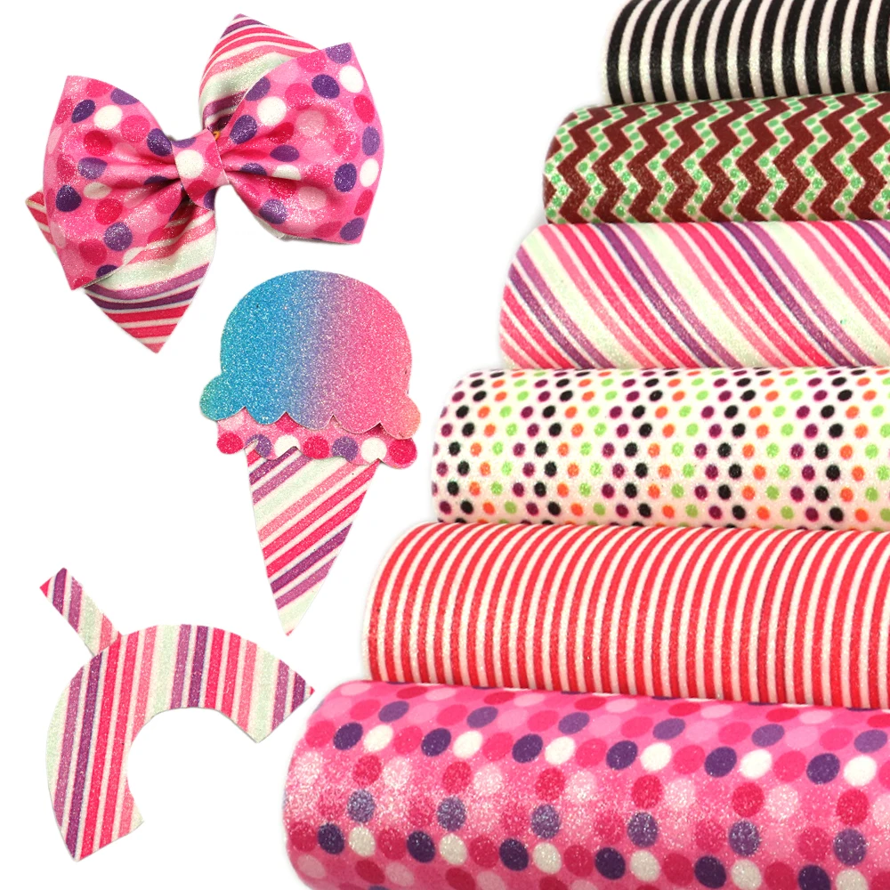 Аксессуары David 20*33 см Полосатый Принт искусственная кожа ткань волосы бант сделай