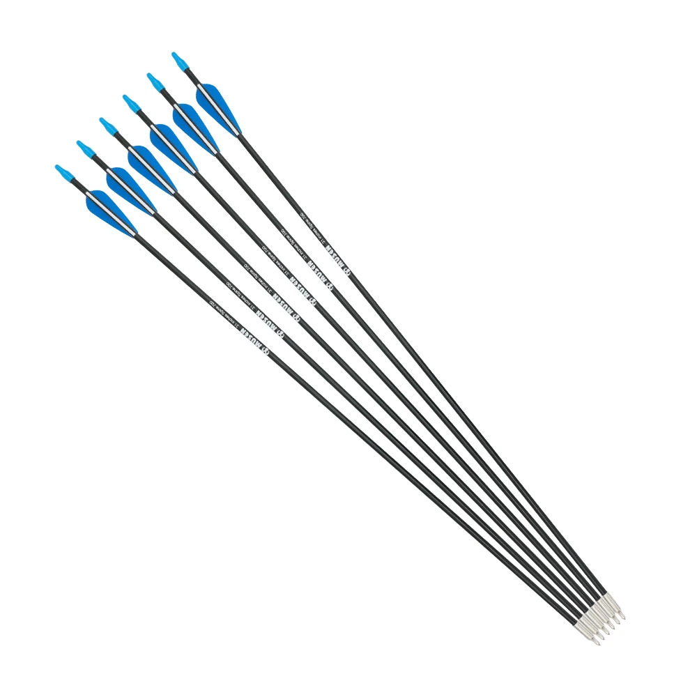 Стрелы из стекловолокна для рекурсивного лука 31 дюйм 7 мм диаметр 700 длинный лук