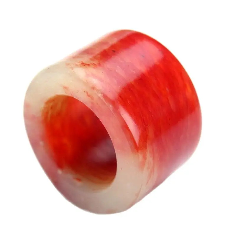 

China Natural Bloodstone Zaopi Red BanZhi Jade BanZhi Jade Ring