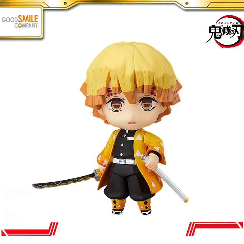 

In Stock Good Smile Company Demon Slayer GSC 10CM Nendoroid 1334 Agatsuma Zenitsu Anime Action Figure Model Toy For Boys Gift