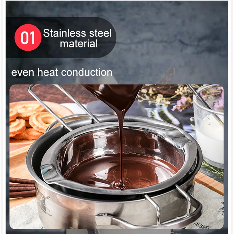 Нержавеющая сталь с длинной ручкой воск плавильный горшок DIY ароматические свечи