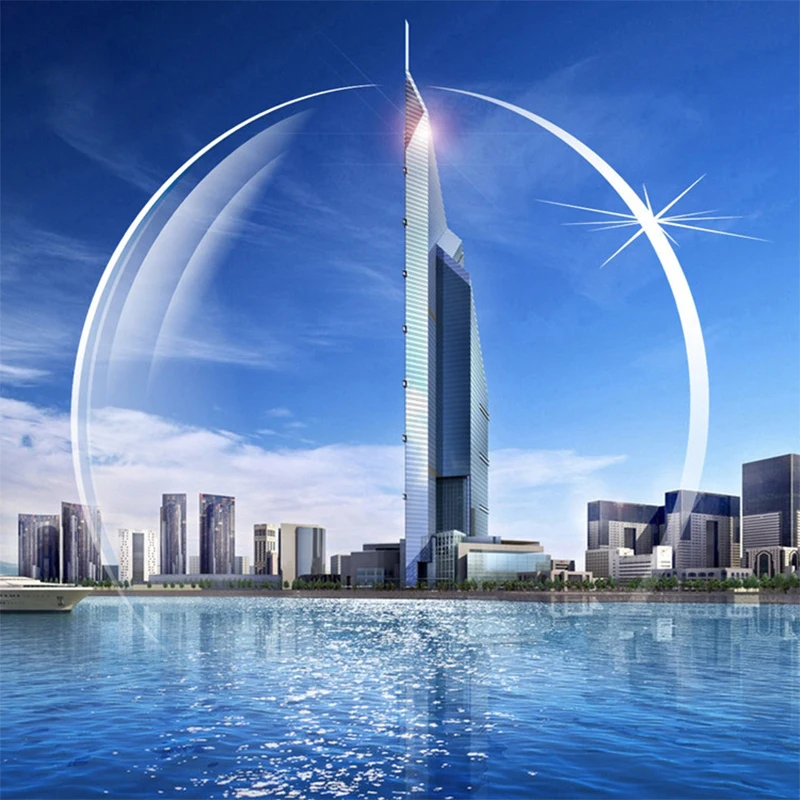 Асферические линзы UVLAIK очки против голубого излучения по рецепту 1 56 61 67 при