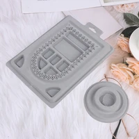 gray flocked bead board for diy bracelet necklace beading jewelry making organizer tray design craft measuring tool accessories