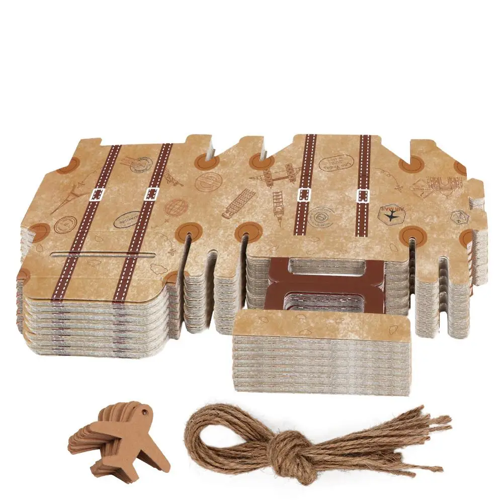 50 шт. винтажные дизайнерские сумки из крафтовой бумаги|Подарочные и упаковка| |