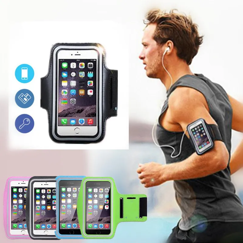 

Mobile Phone Bag Case For Running Bracelet Holder For Xiaomi IPhone Huawei Samsung 5.5 Inch CellPhone Armband Cases Pouch Holder