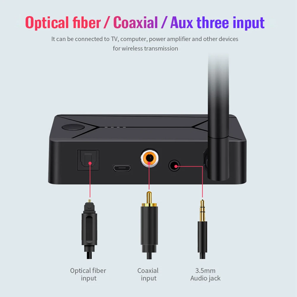 SPDIF Bluetooth 5 0 адаптер Беспроводной приемник оптический передатчик коаксиальный