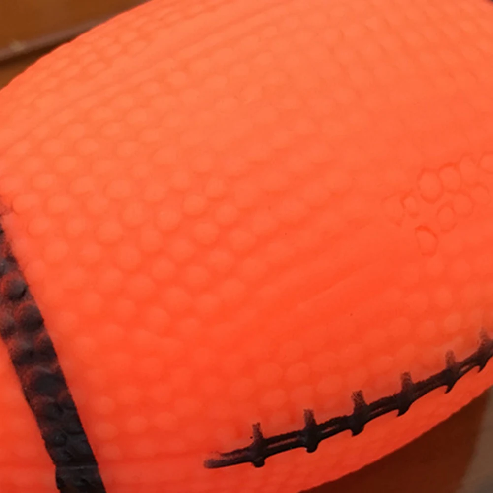 1pc Pet Puppy Chew Bite Rugby Ball Squeaker Squeaky Training Sound Toy Dog Gift | Дом и сад