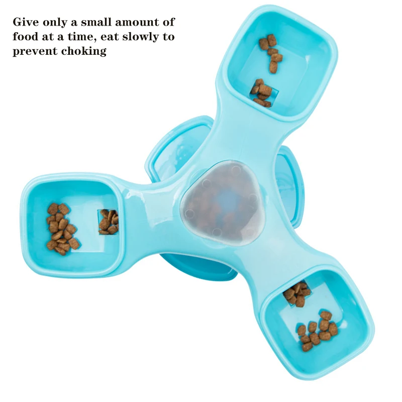 Noblepet Pet Puzzle Toy Dog Anti Choke Slow Food Feeder Bowl Cat Small Medium Dogs Rotatable Interactive IQ Training Game Toys | Дом и сад