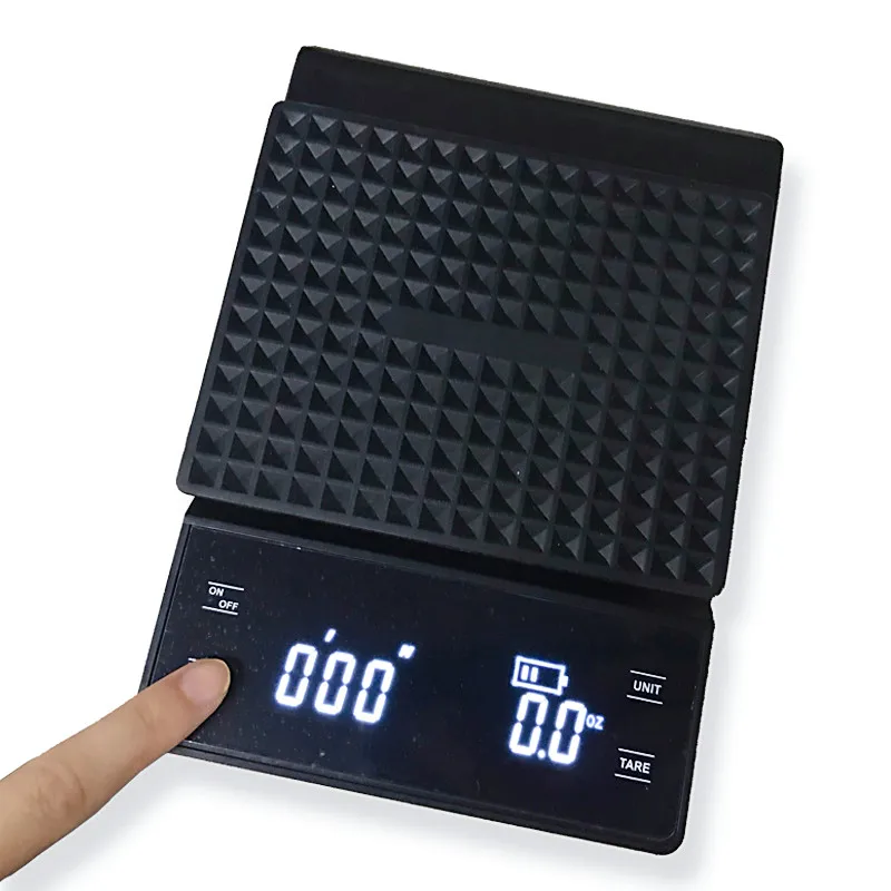 Бытовые кухонные весы со светодиодным дисплеем 3 кг 0 1 г электронный