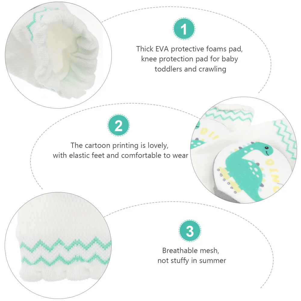 

1 Pair of Children Kneelet Protective Baby Kneecap Breathable Toddler Knee Pads