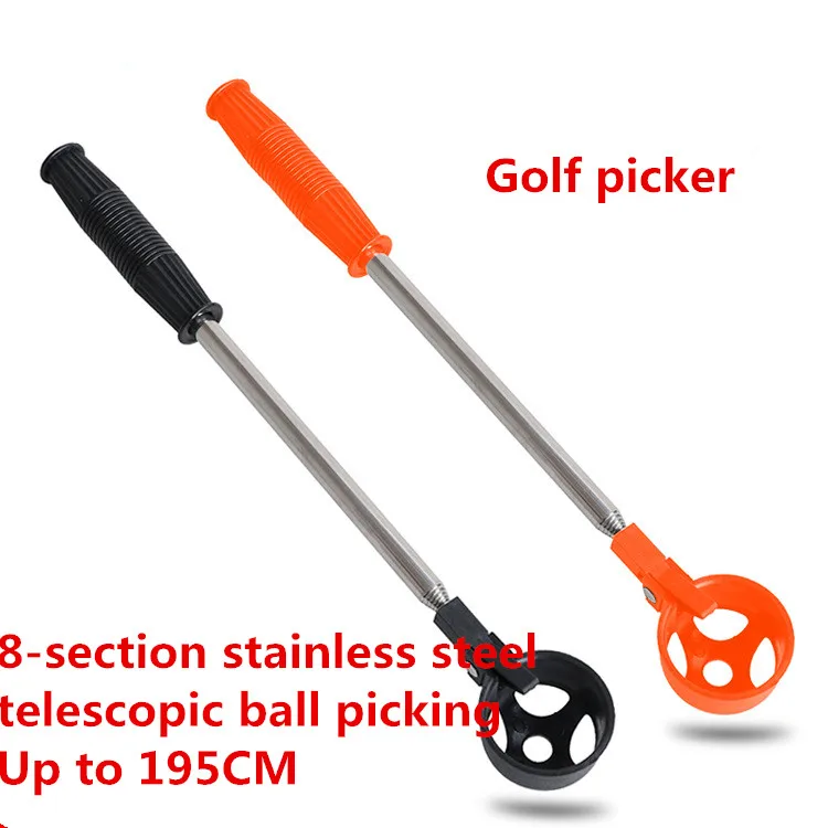 

Golf 8 Sections Antenna Rod Stainless Steel Ball Picker Golf Ball Picker Stick Outdoor Sports Supplies Drop Shipping