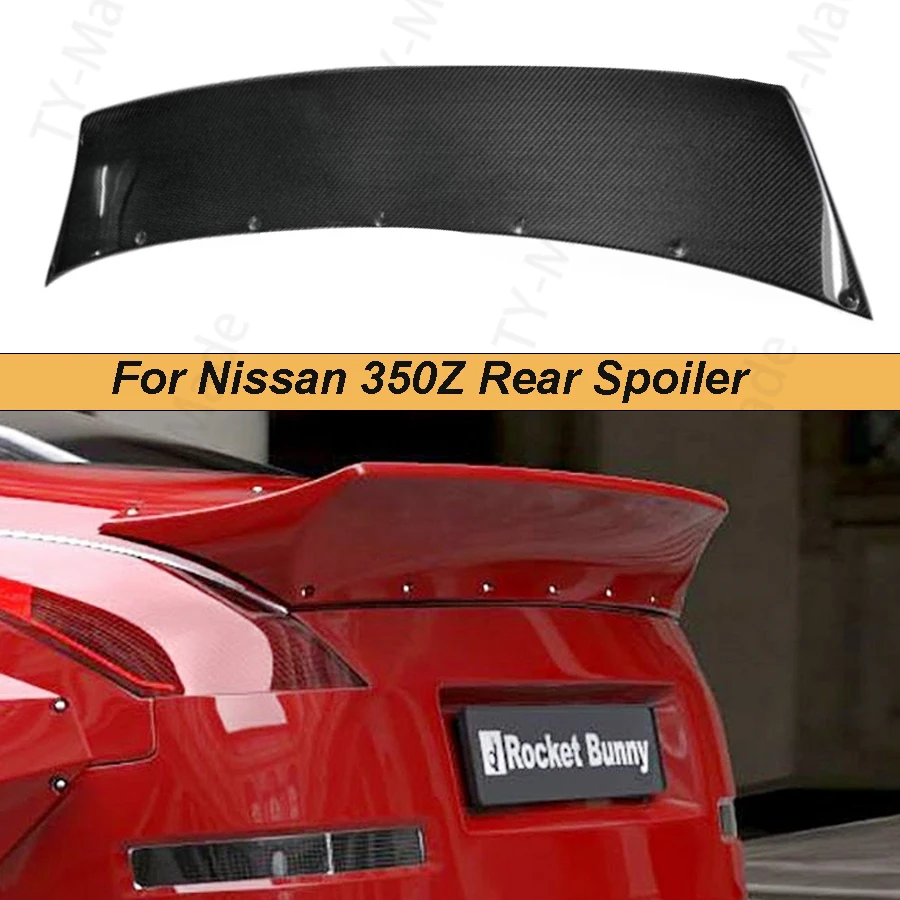 TY Nissan 350Z Carbon fiber FRP Heckspoiler Tunk Flügel Lip Body Kit Auto Styling Auto Tuning Trim Teil Für nissan 350Z