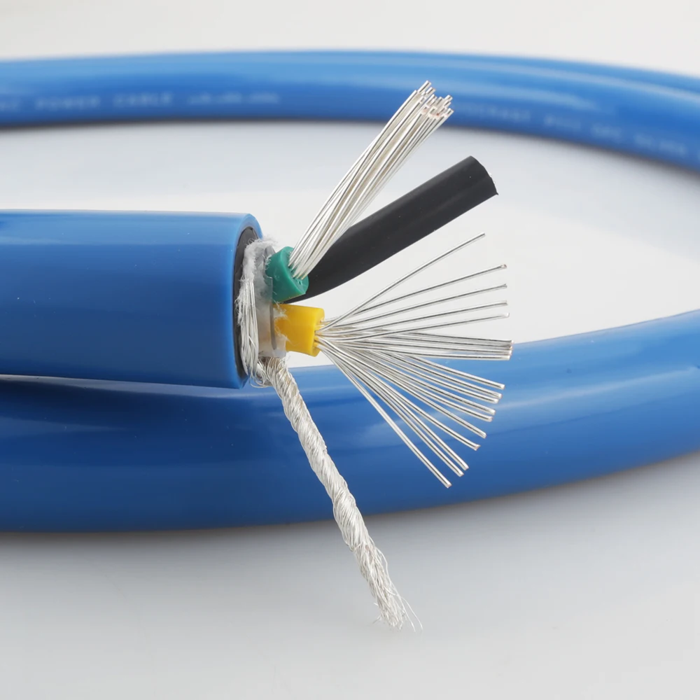 Высококачественный кабель питания переменного тока Audiocrast P111 с покрытием из
