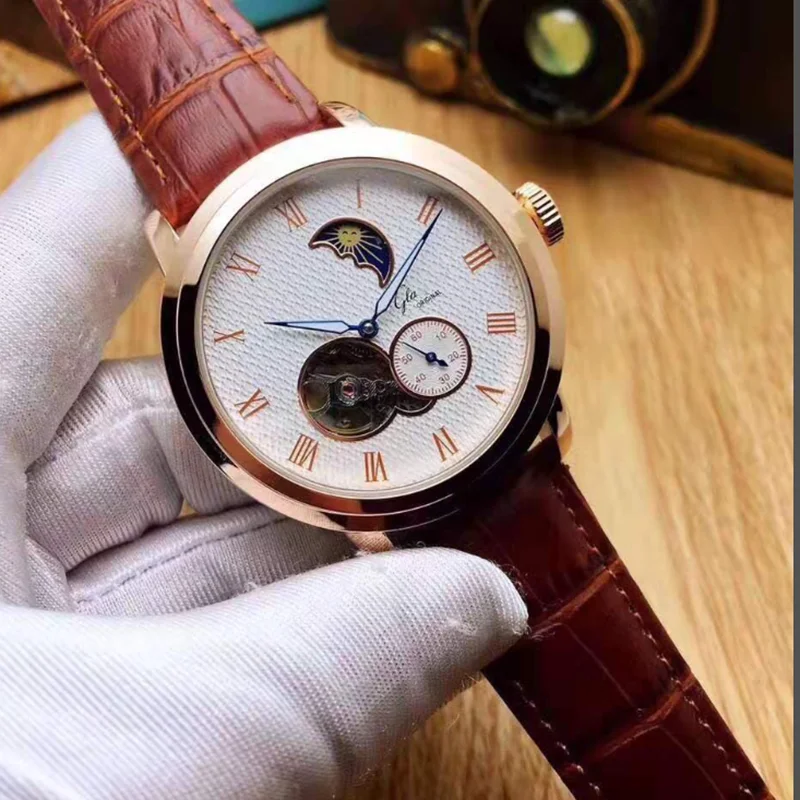 

Clock Brand Men's Watch Stainless Steel Bracelet Luxury Automatic Mechanical Movement Business Luxury Men's Watch AAAA
