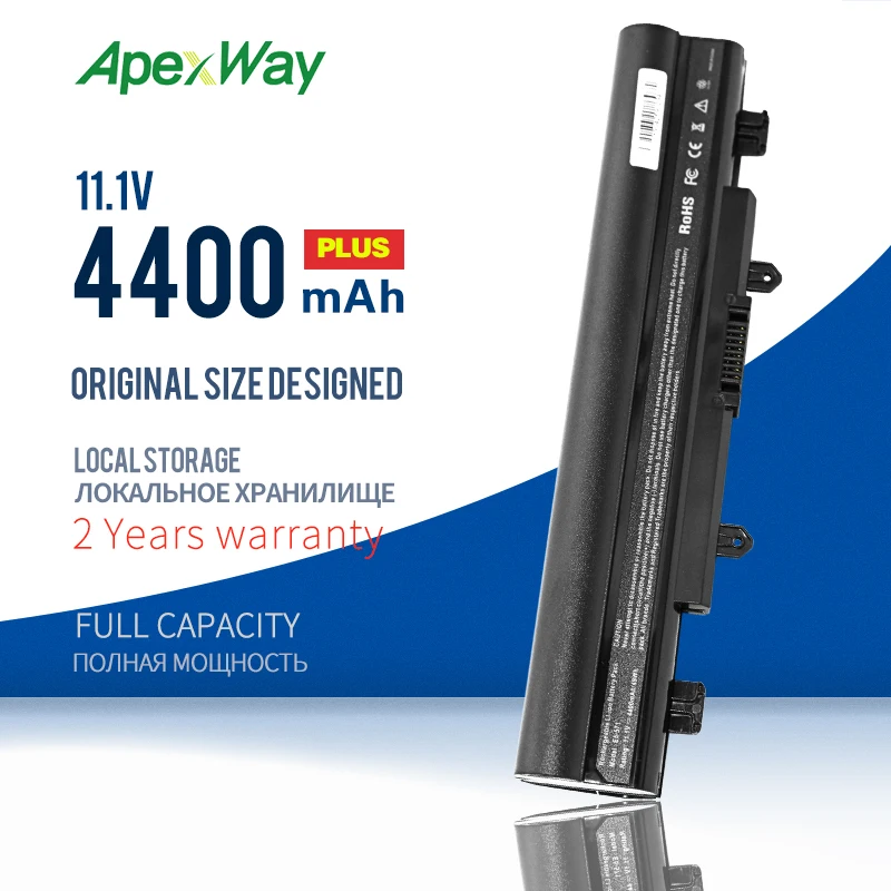 Аккумулятор Apexway AL14A32 для ноутбука Acer Aspire E1-571 E1-571G E5-421 E5-471 E5-511 E5-571 E5-571P E5-551 E5-521 V3-472