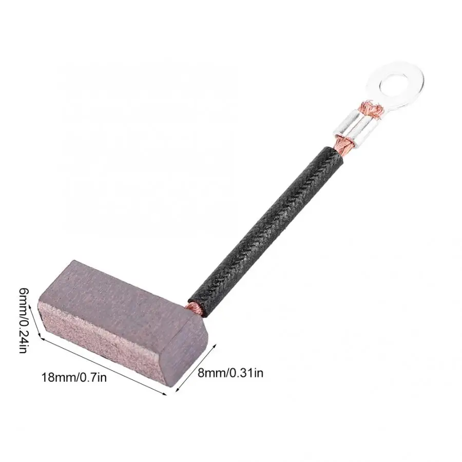 

100pcs Graphite Copper Motor Carbon Brushes Replacement Parts for DC Water Pump Motor J460