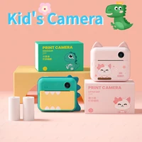 kids camera instant print digital photo video camera set hd kid camcorder cute 1080p children toys for girls boy birthday gift
