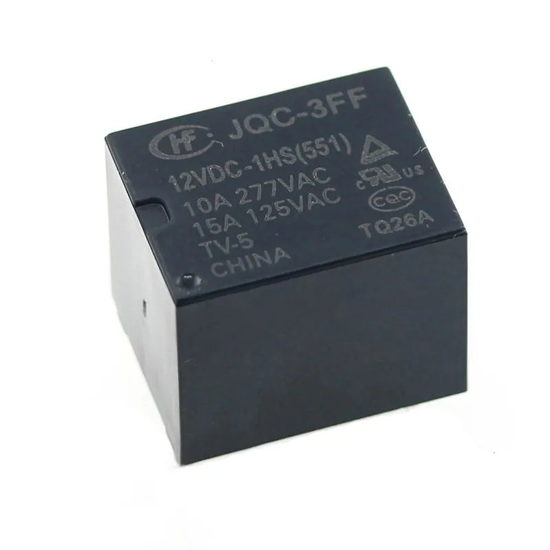 5 шт. 4-контактный hf-jqc-3ff-5 005 9 009 12 012 24 024 vdc-1hs реле | Обустройство дома