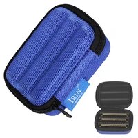 portable harmonica storage box oxford cloth sponge lightweight shockproof case light portable for 10 holes harmonica