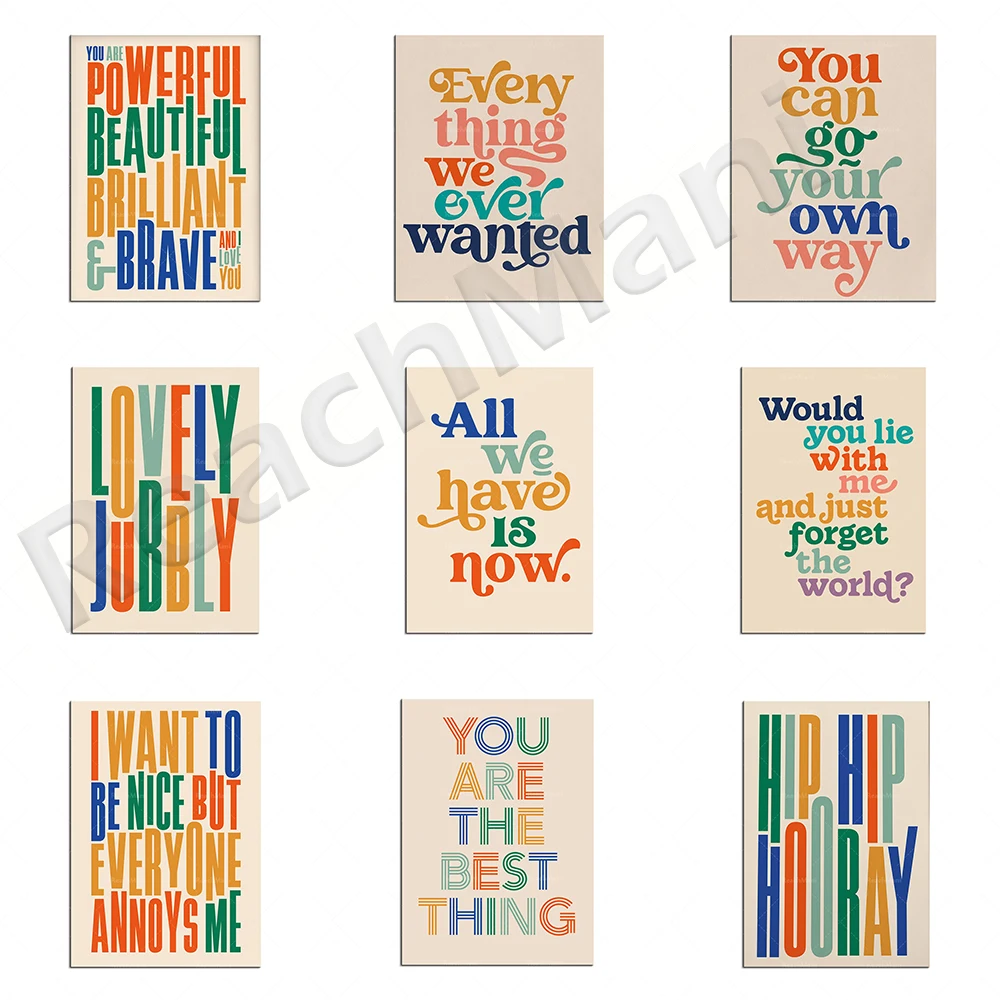 

Romance, you are the best thing, beautiful jubby poster, inspirational, typography, quirky art, bold and interesting color decor