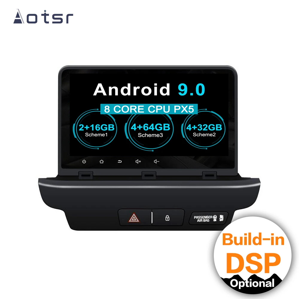 Автомобильный DVD плеер Aotsr 9 дюймов Android 0 GPS навигация для KIA CEED 2019 2020 радио
