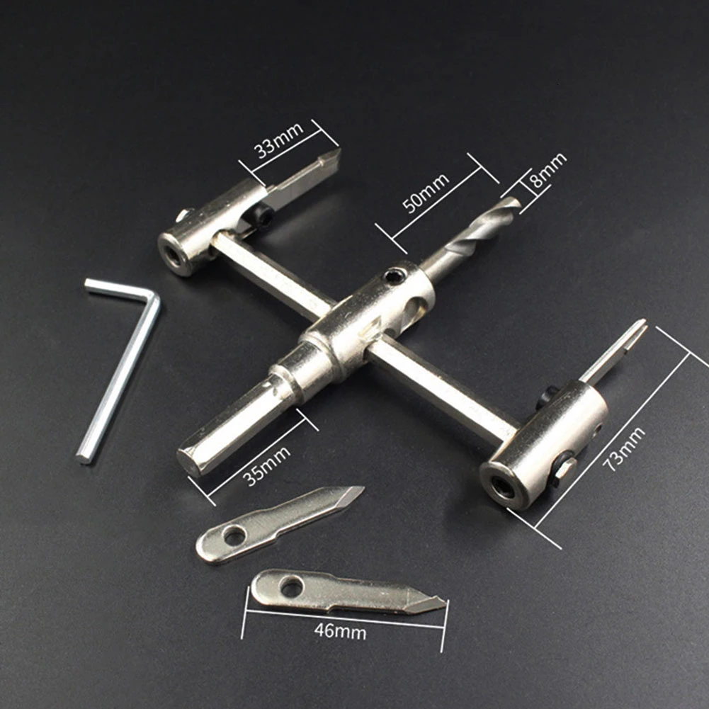 1 шт. Регулируемая металлическая деревянная кольцевая пила сверло Резак