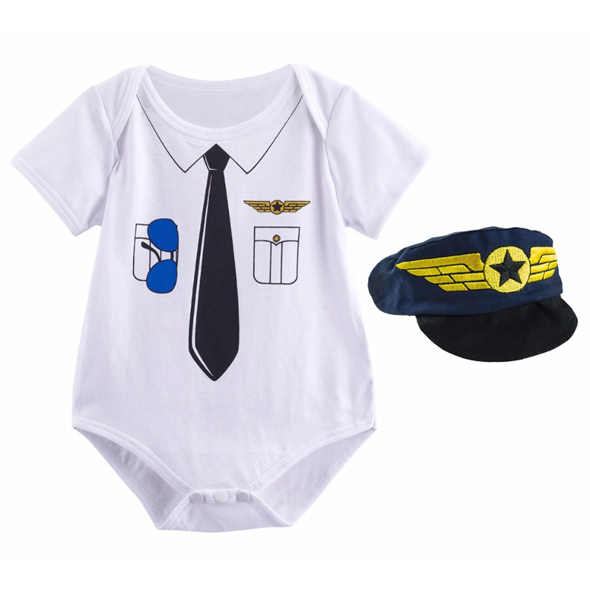 Боди-пилот для новорожденных с шапкой |