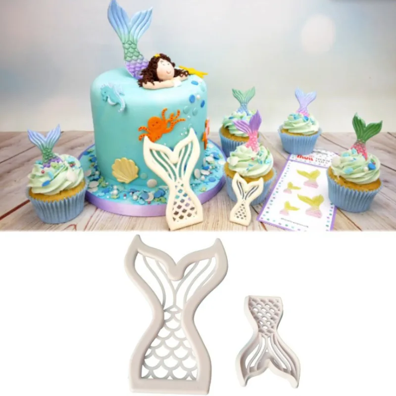 2 шт Хвостовая Пластиковая форма для выпечки тисненая форма| |