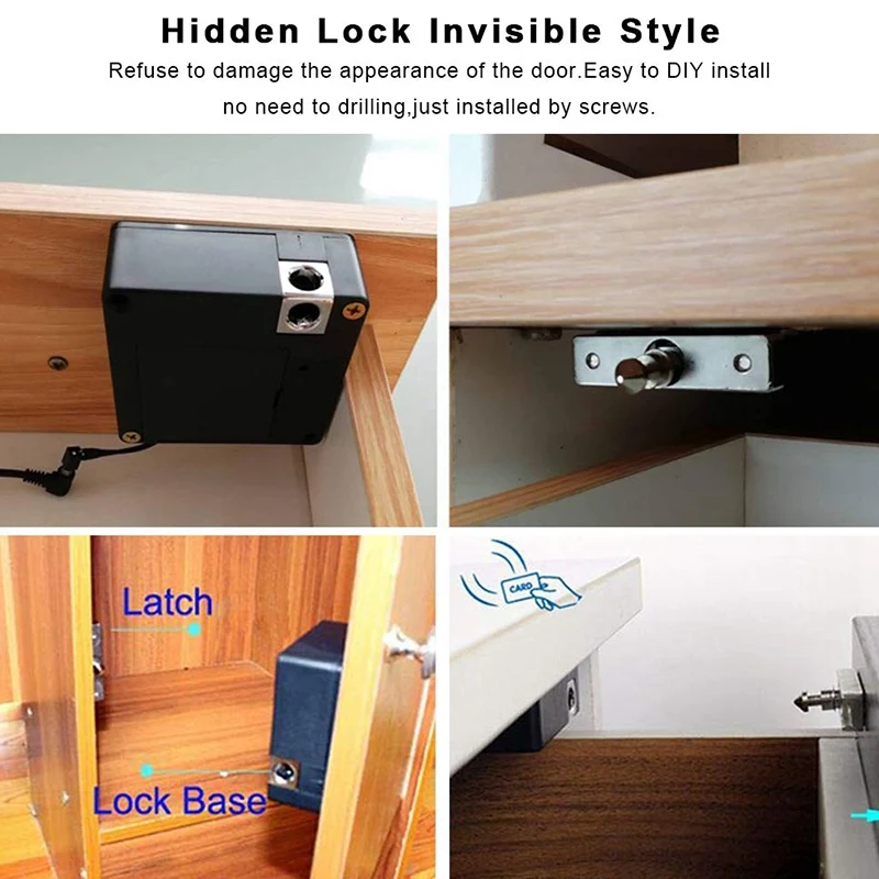 Лучший электронный шкафчик для хранения карт Diy набор подходит деревянного ящика