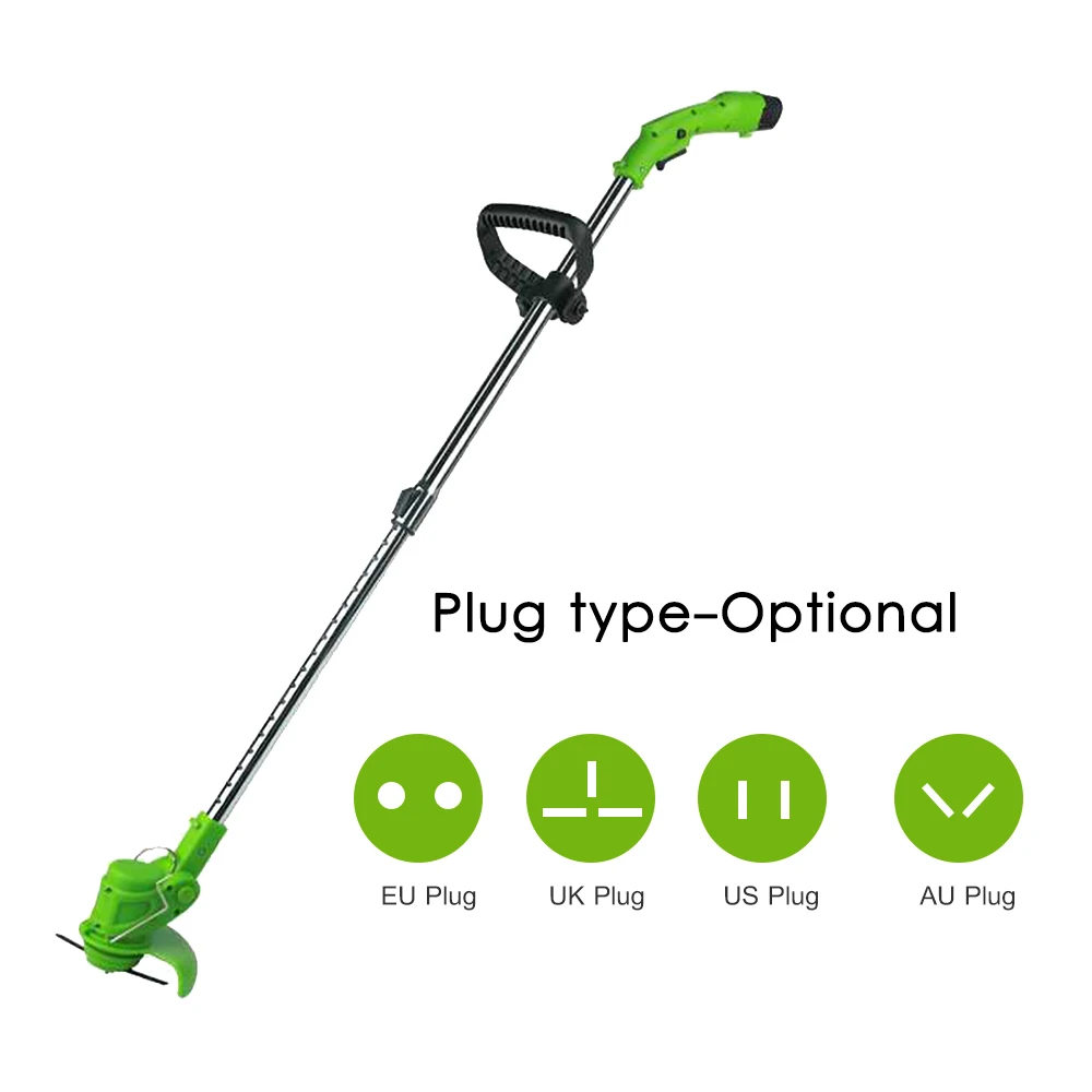 

12V Lithium Electric Weeder 450W High Power Rechargeable Cordless Lawn Mower Weeding Machine Stretchable Hand-push Grass Trimmer