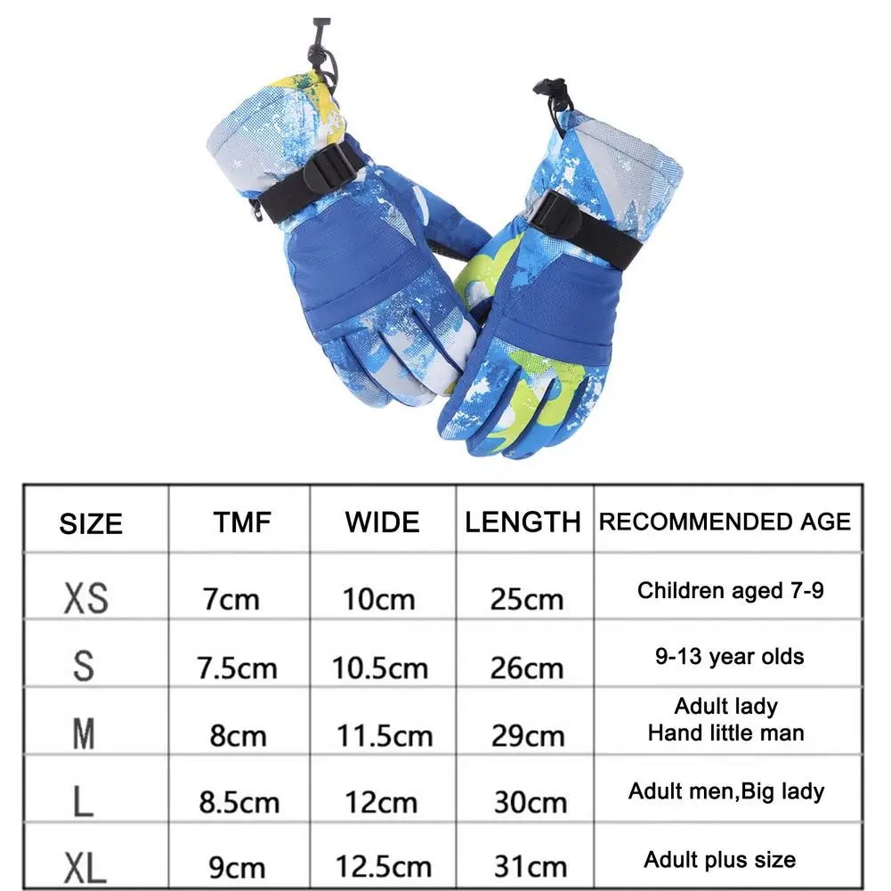 Перчатки для сноуборда водонепроницаемые зимние теплые перчатки термоперчатки