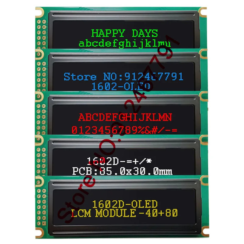 16x2 COB OLED дисплей символов 3 3-5 в SPI серийный параллельный порт драйвер WS0010