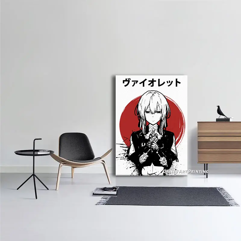 

Canvas Anime Violet Evergarden Artwork Pictures Home Decoration Paintings Poster HD Prints Wall Art Modular Living Room Framed