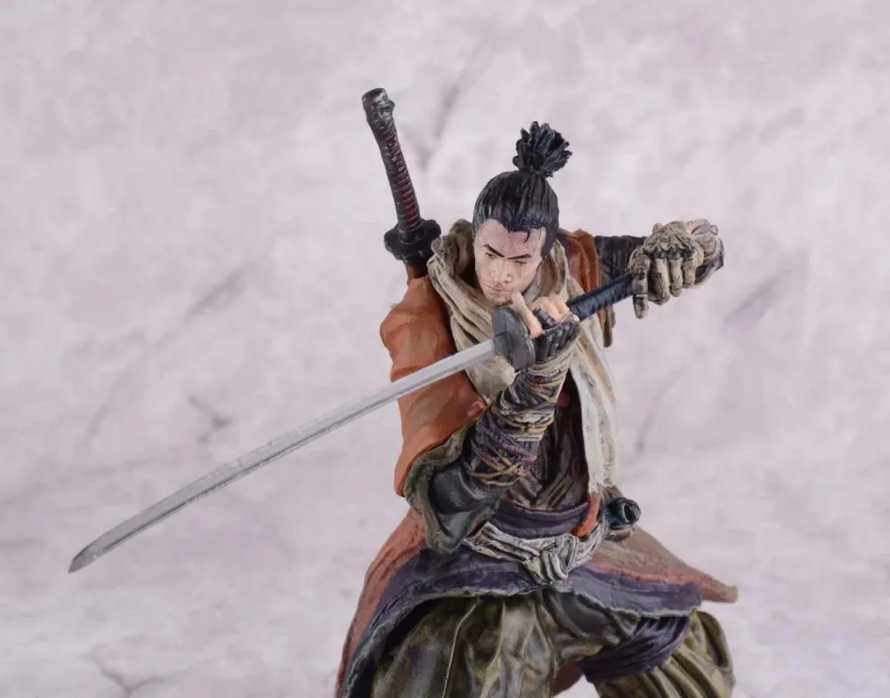 sekiro shadows die twice game figurine action figure toys sekiro shadows die twice anime collection statue model doll free global shipping