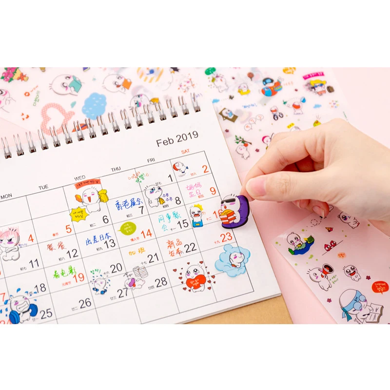 20packs Lovely Sticker Animals stickers decoration scrapbooking sticker happy planner Wedding Decoration Memo Box Gifts for Kids | Дом и сад